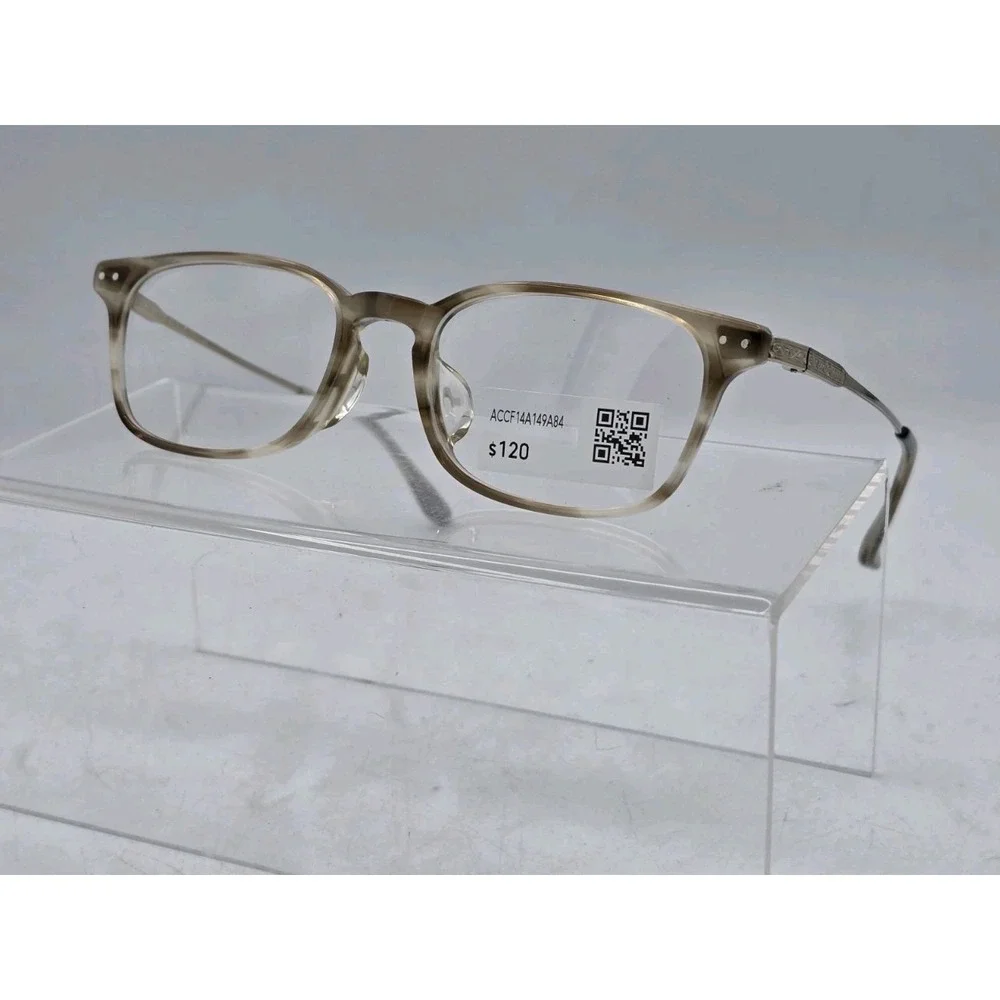 Jins Light Tortoise Eyeglass Frames 51 -‎ 19-144 - 34.5 ACCF14A149A84 SITS ASKEW